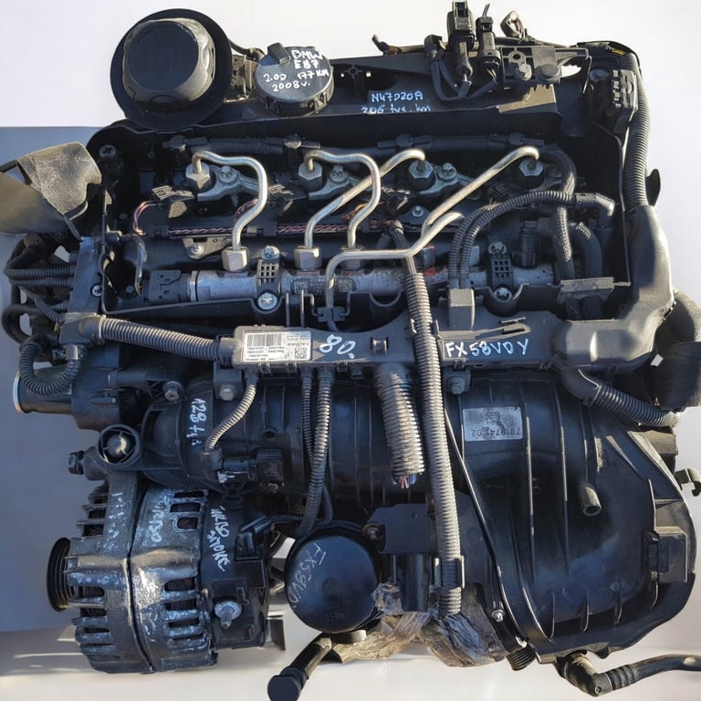 Motor BMW 1 E87 N47D20A 2.0 177PS 206TKm 2008 Diesel Engine Komplett