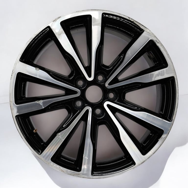 1x Alufelge 18 Zoll 7.5" 4x108 52 5ET Glanz Schwarz GJ5C-1007-P2A Ford Kuga FEL5043925274ep