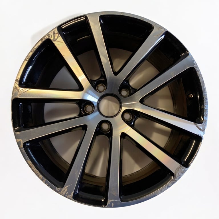 1x Alufelge 18 Zoll 7.5" 5x112 51ET Glanz Schwarz 1K0601025 VW Golf V Rim Wheel FEL1680178510lq