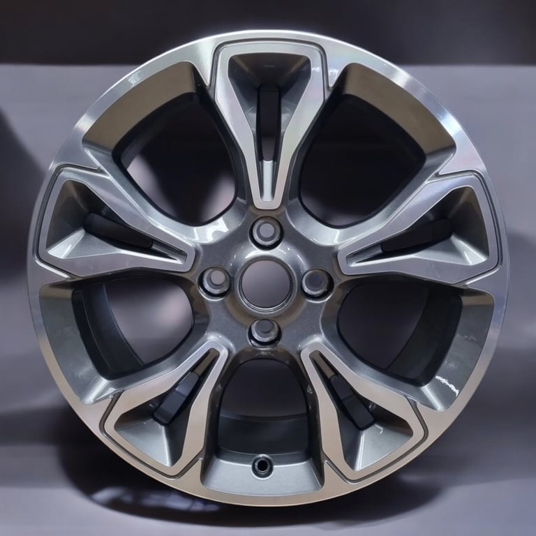 1x Alufelge 18 Zoll 7.0" 4x108 47 5ET H1BJ1007E1A Ford Fiesta Rim Wheel