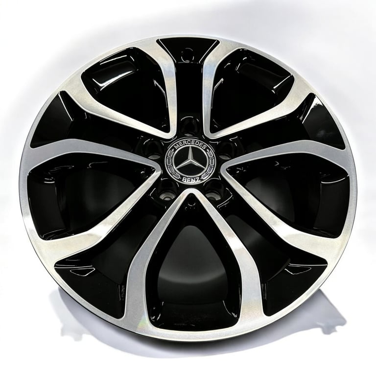 4x Alufelge 17 Zoll 7.0" 5x112 38ET Glanz Schwarz A2054010200 Mercedes-Benz A205 FEL8568913503cg