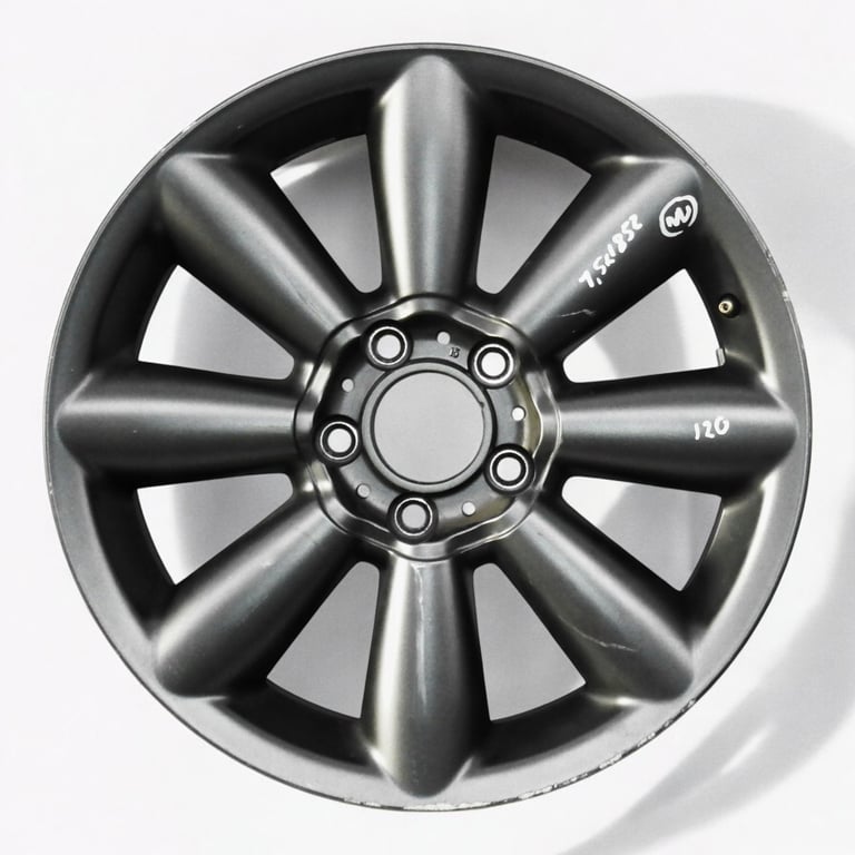 1x Alufelge 18 Zoll 7.5" 5x120 52ET Matt Schwarz 9804374 Mini Countryman R60 R61