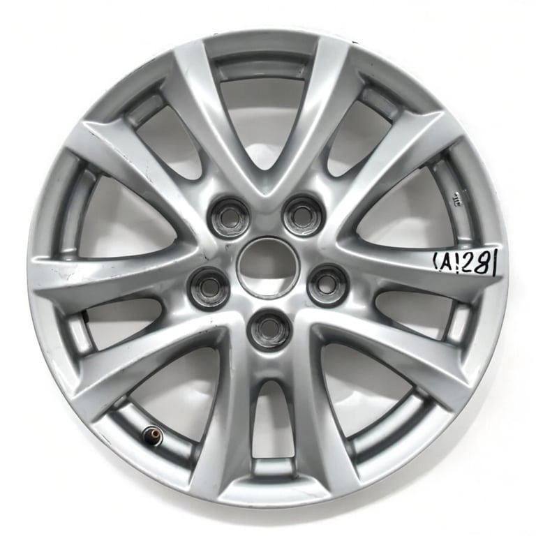 1x Alufelge 16 Zoll 6.5" 5x114.3 50ET Glanz Silber 9965D06560 Mazda Cx3 Cx-3 FEL7041235678mw