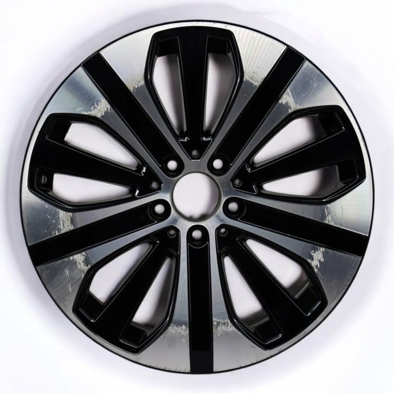 1x Alufelge 18 Zoll 8.0" 5x112 38ET Glanz Schwarz A2534014600 Mercedes-Benz Glc