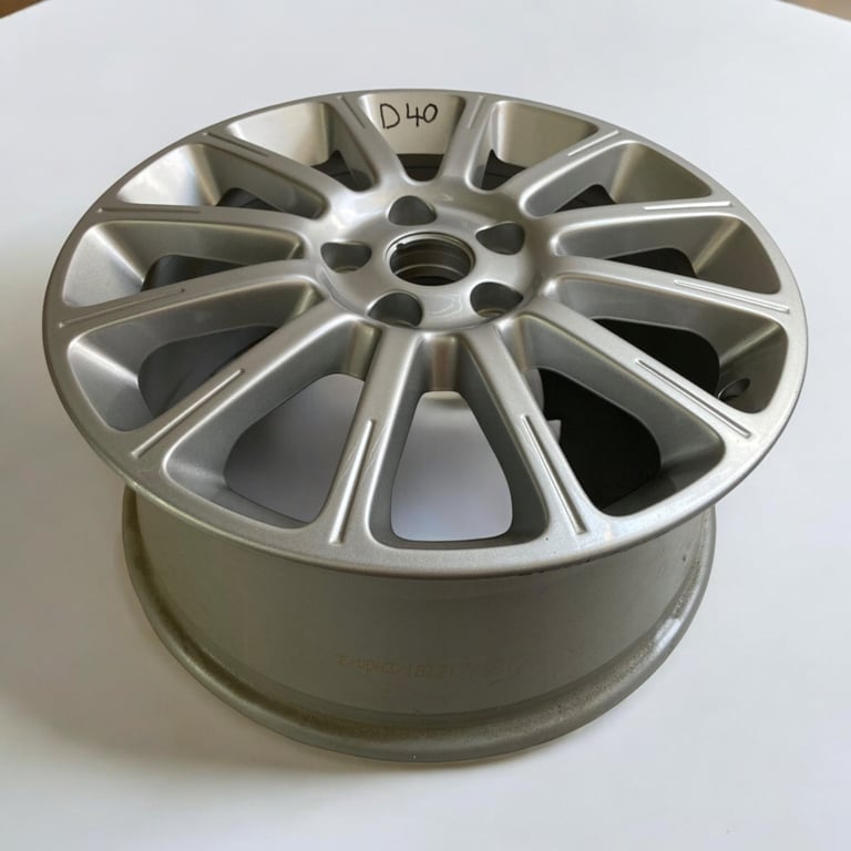 1x Alufelge 17 Zoll 7.5" 5x108 68ET Glanz Blau 403000643 Renault III 1 Rim Wheel