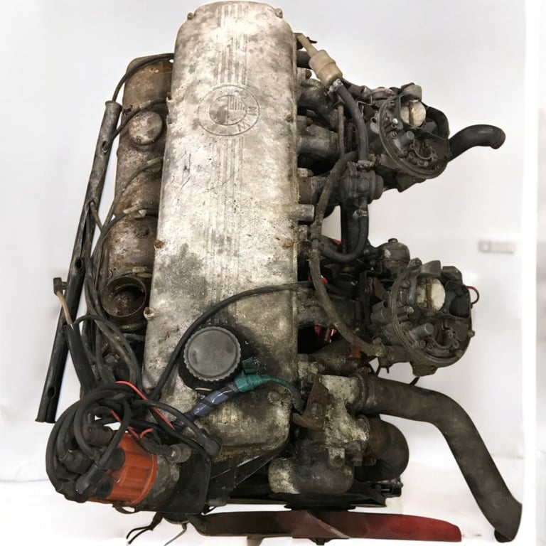 Motor BMW E9 M30B25V 2.5 Benzin Engine Unkomplett