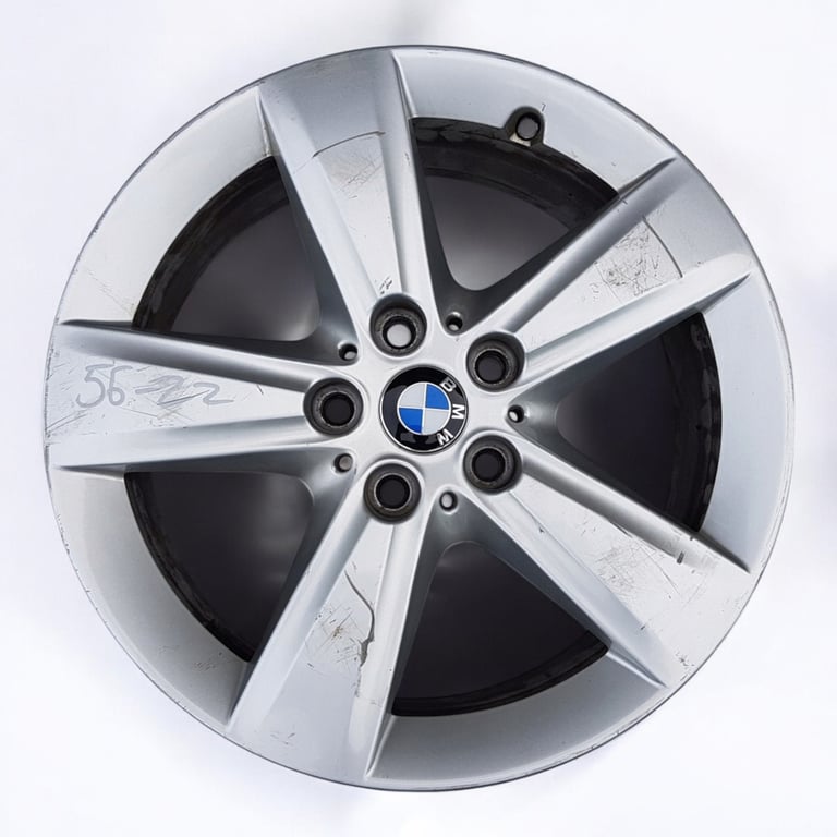 1x Alufelge 17 Zoll 7.5" 5x112 54ET Glanz Silber 6855087 BMW 2 F45 F46 Rim Wheel FEL4193663126xi