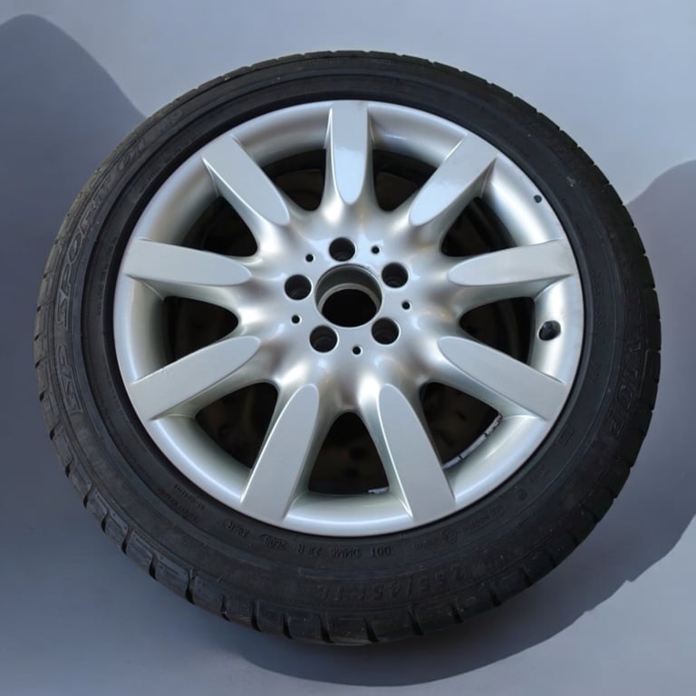 1x Alufelge 18 Zoll 8.5" 5x112 43ET A2214011902 Mercedes-Benz W221 Rim Wheel FEL6333104999fa
