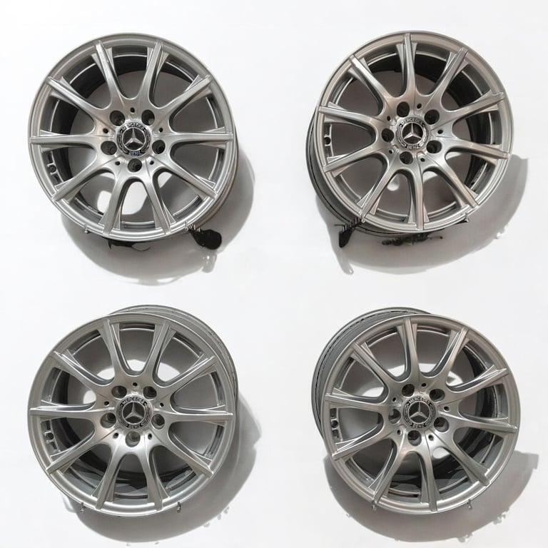 4x Alufelge 16 Zoll 6.5" 5x112 38ET A2054012400 Mercedes-Benz W176 Rim Wheel FEL9772007284og