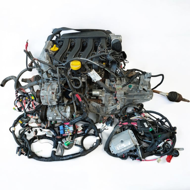 Motor Dacia Renault H4J700 K4MR858 1.4 TCE 121TKm 2008 Benzin Engine Komplett