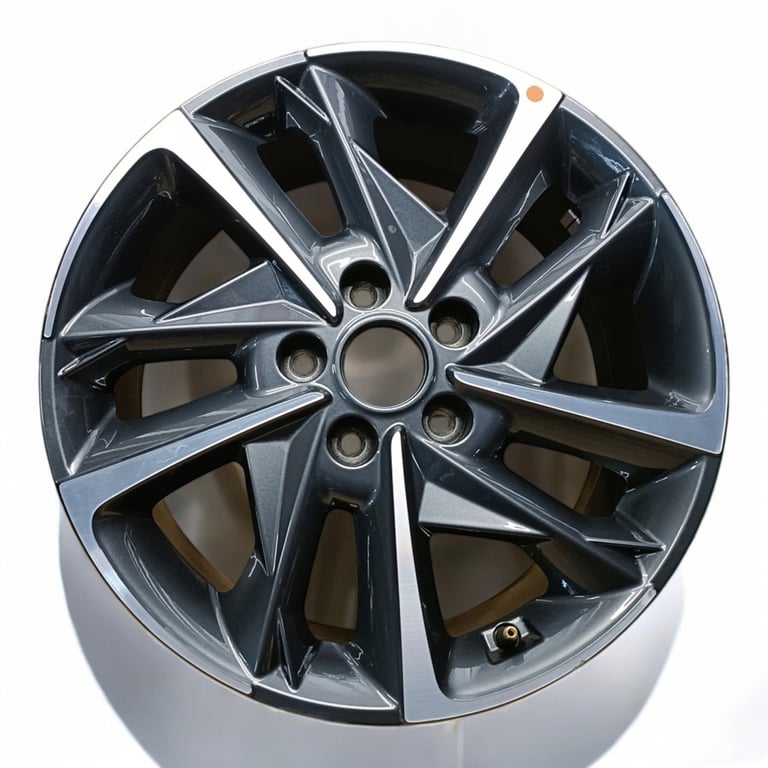1x Alufelge 17 Zoll 7.0" 5x114.3 53ET Glanz Graphit 52910-64700 Hyundai Mg
